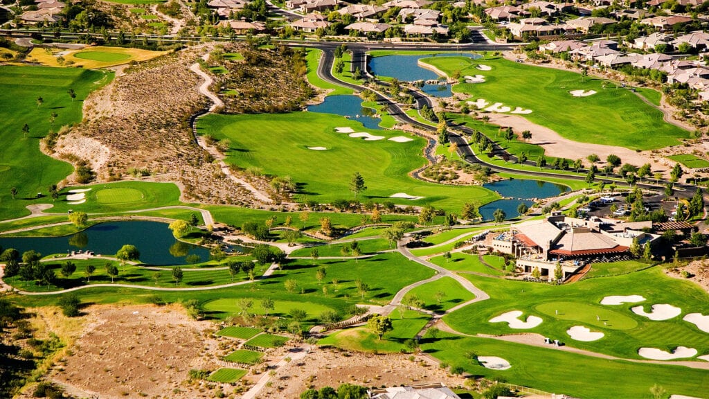 Which are the best golf course communities in Las Vegas and the surrounding Clark County area?