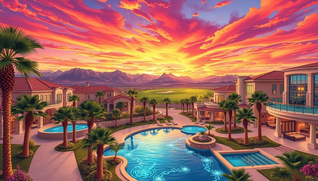 top-rated las vegas neighborhoods with luxury amenities